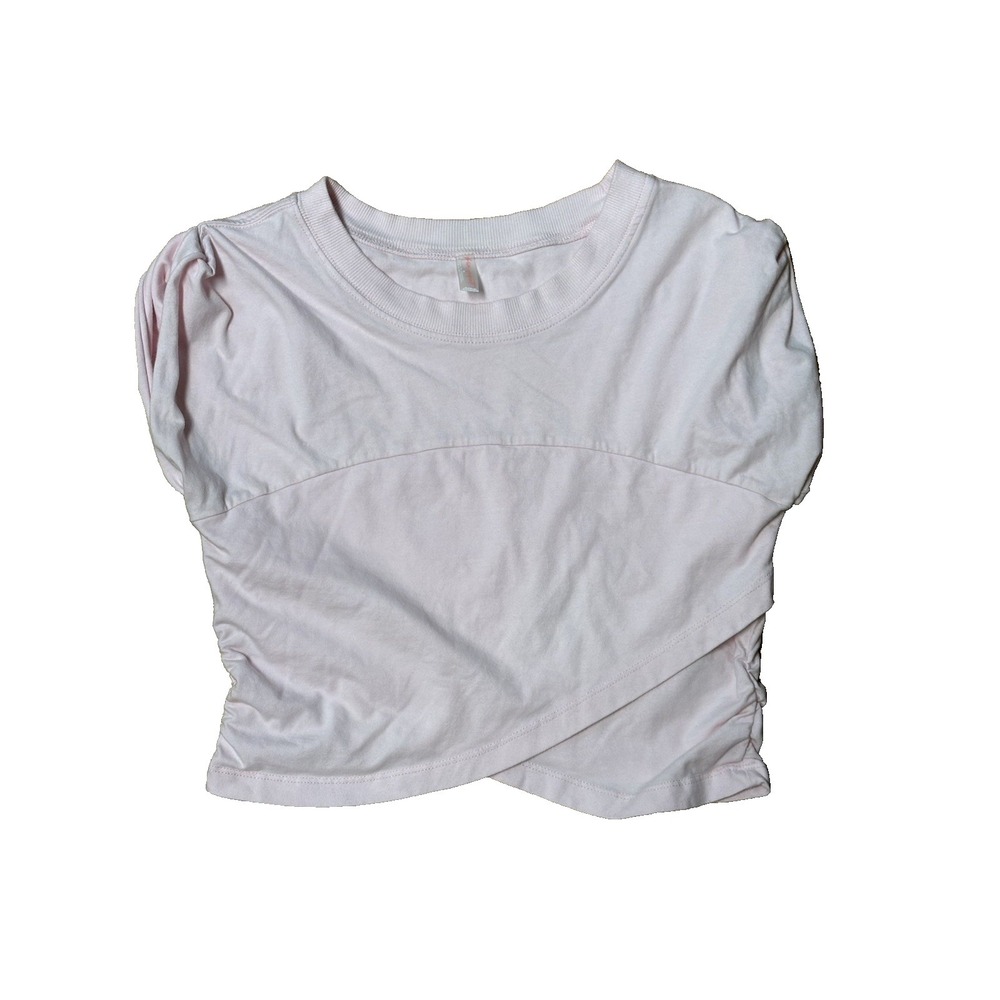 Free People Movement Women's Size Medium Pink Crop Top Shirt